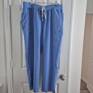 Figs Ceil Blue HW 3XL Yola Scrub Pant